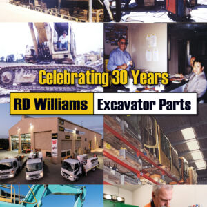 RD Williams Excavator Parts is proudly celebrating 30 years!