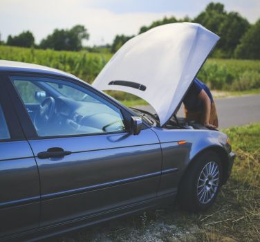 broken down car