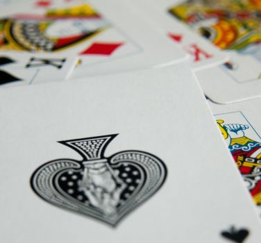 Playing cards, gambling addiction. Free public domain CC0 photo.