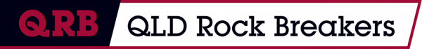 QLD rock breaker logo